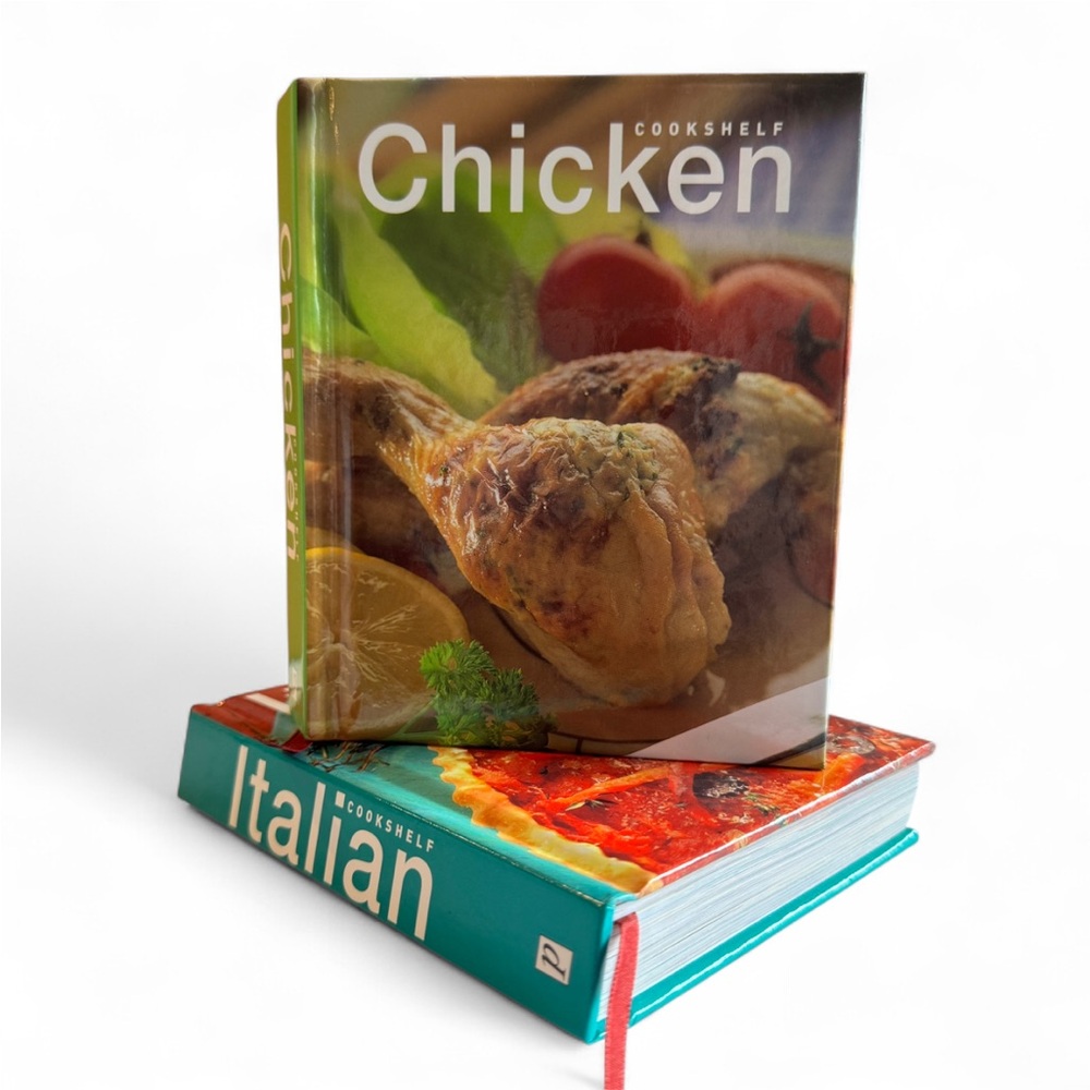 Mini Cookshelf Italian and Chicken Cookbook Set Cottage Decor - Picture 12 of 17